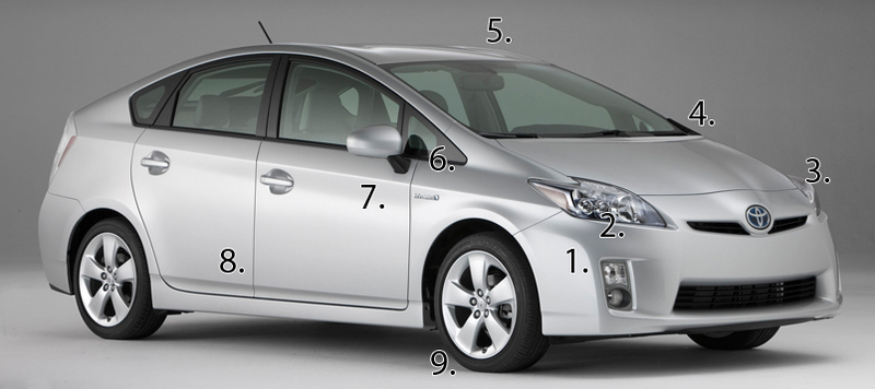 Illustration for article titled 2010 Toyota Prius: Design Dissected